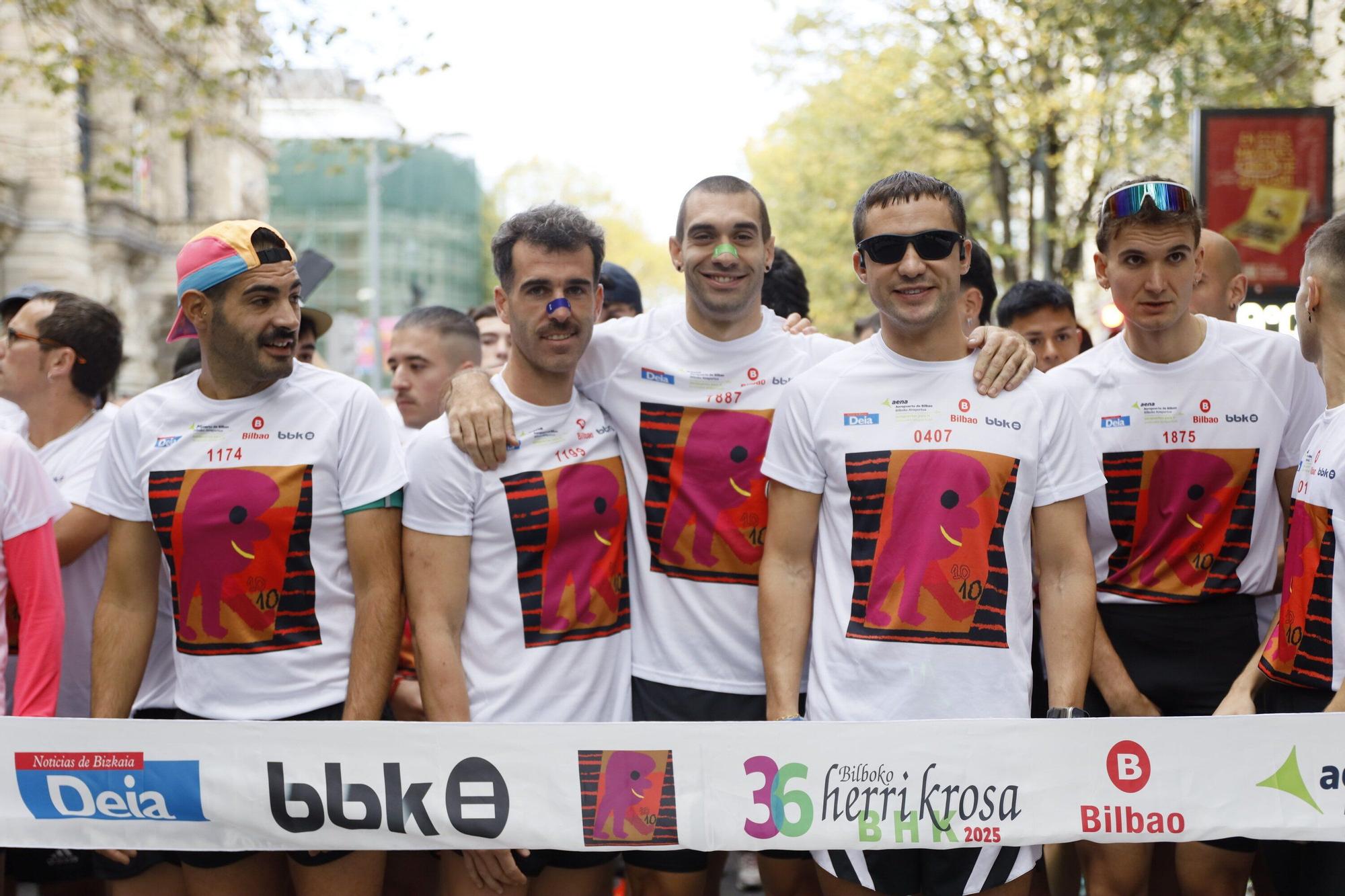 En imágenes: la Herri Krosa calienta motores en Bilbao