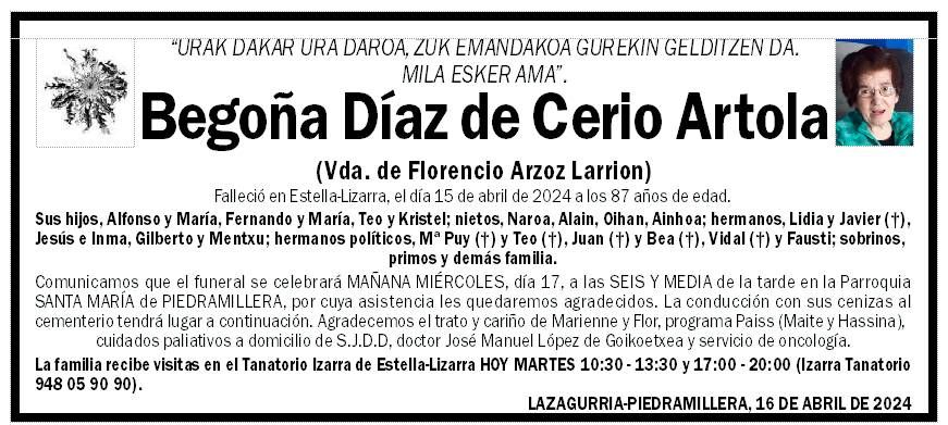 Begoña Díaz de Cerio Artola