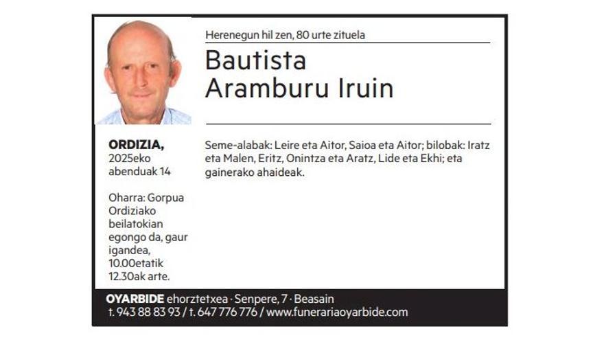 Bautista Aramburu Iruin