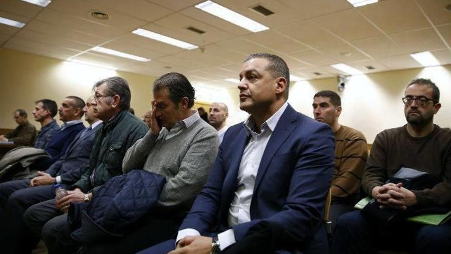 El promotor Miguel Ángel Flores, principal acusado en el juicio por el Madrid Arena, en el banquillo de los acusados.