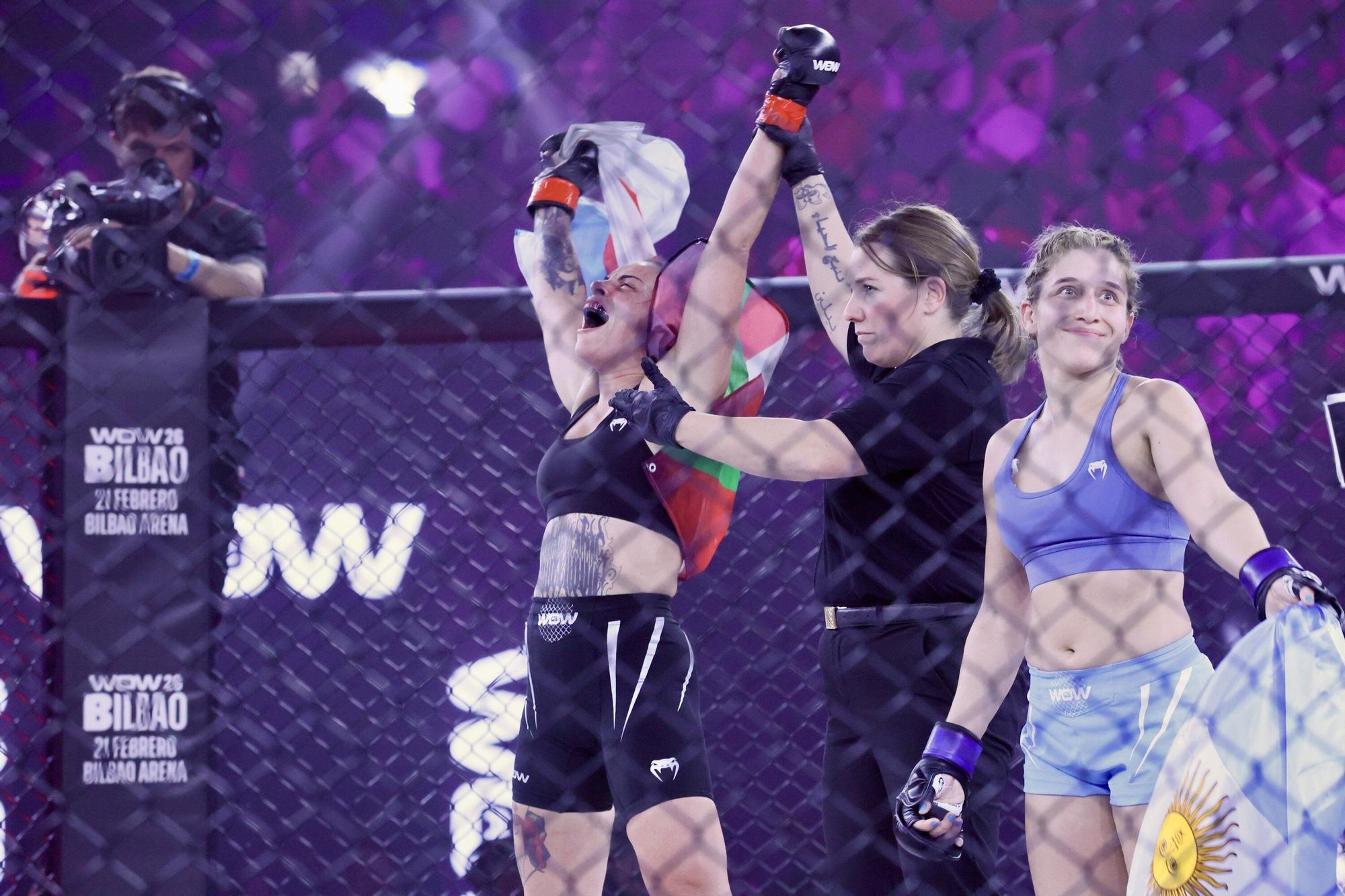 En imágenes: El Buesa se rinde al MMA con Topuria como estrella