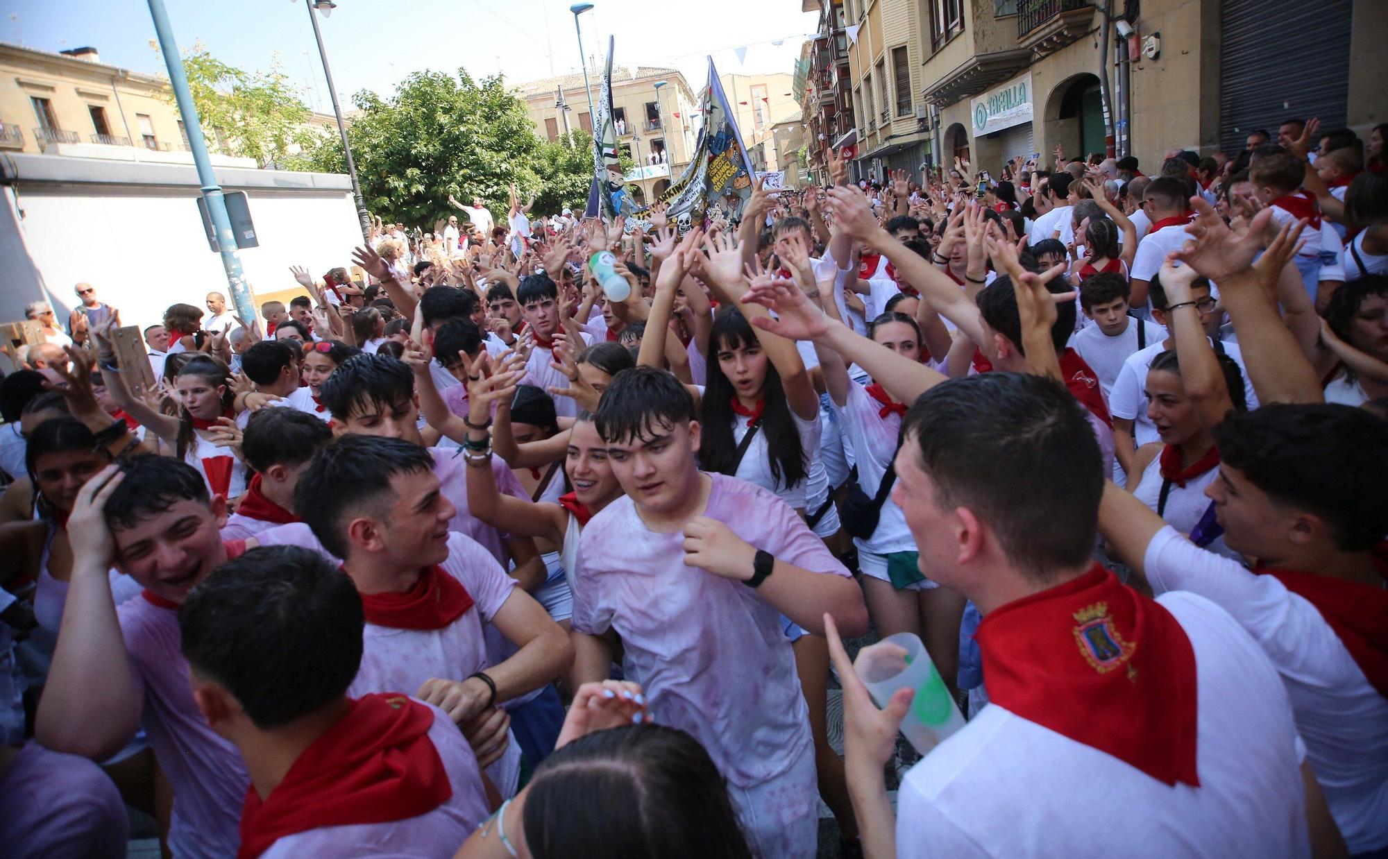 Fotos del chupinazo de Tafalla