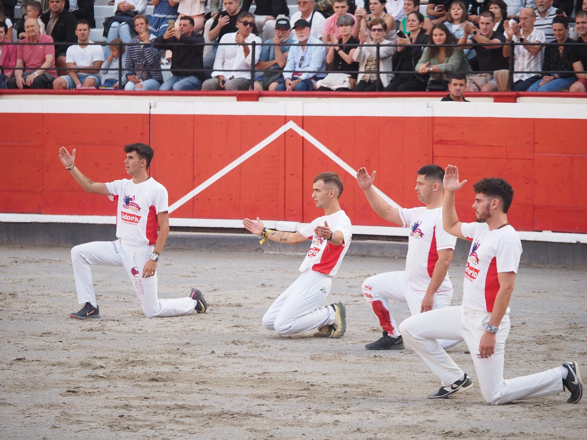 El extremeño Israel Pérez 'Ruso' se estrena con victoria en el Campeonato de Recortadores de Azpeitia