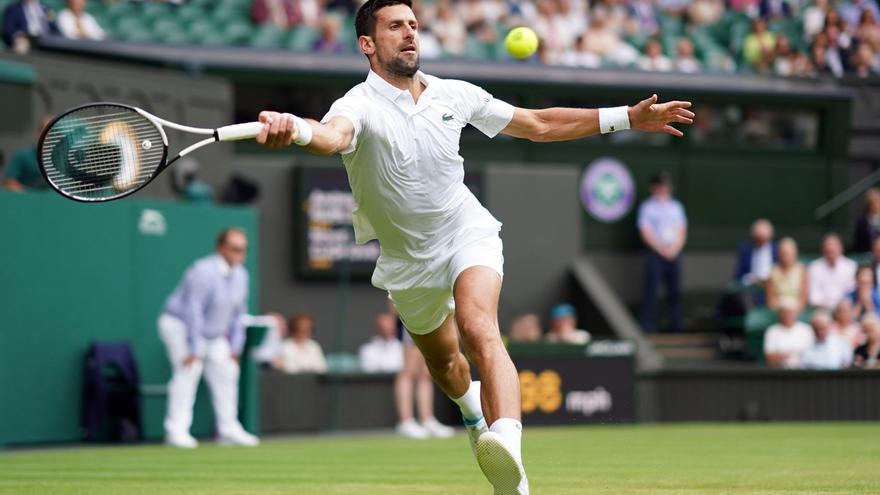 Novak Djokovic, otro día en la oficina