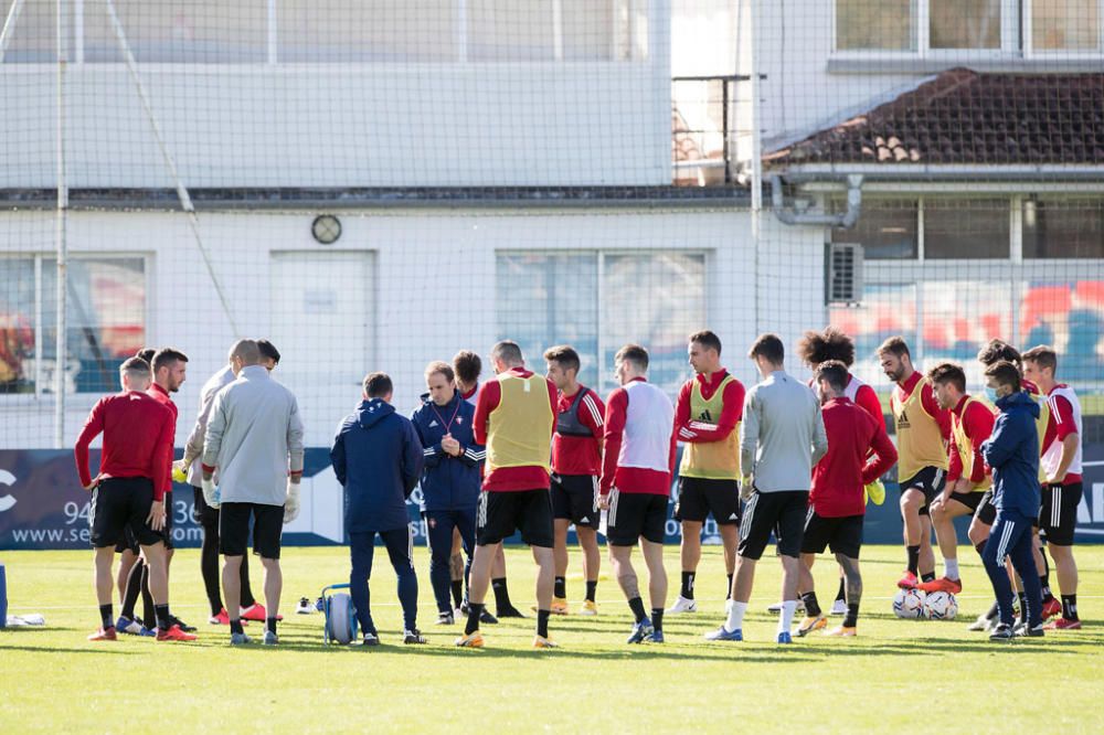 Osasuna vuelve al trabajo en Tajonar