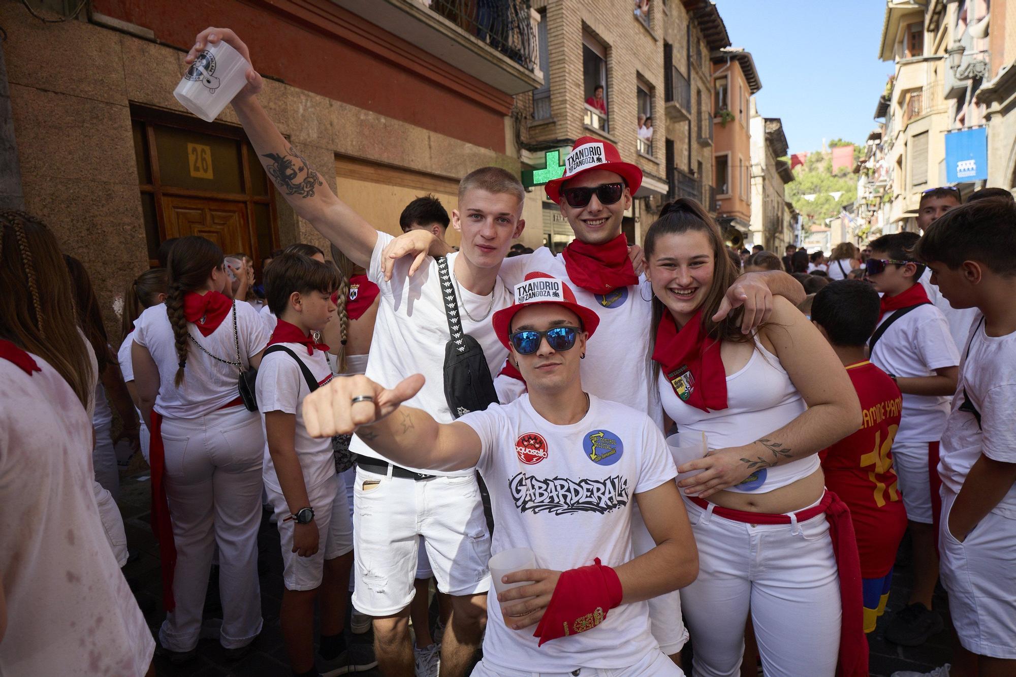 Fotos del cohete de fiestas de Sangüesa 2025