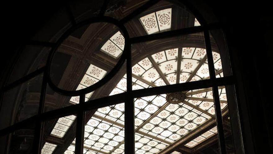 La Bolsa de Madrid, ayer.