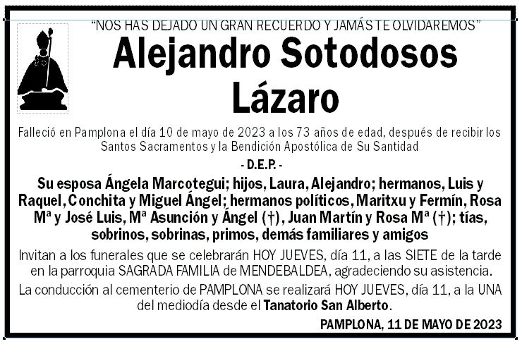 Alejandro Sotodosos Lázaro