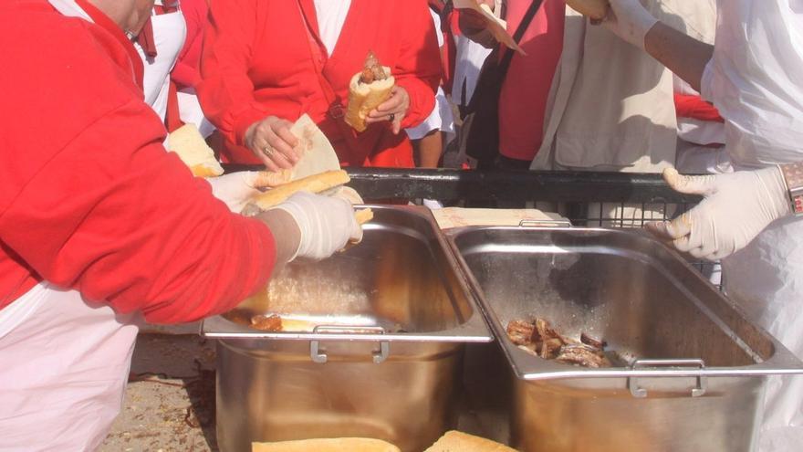 Artajona en fiestas: las meriendas