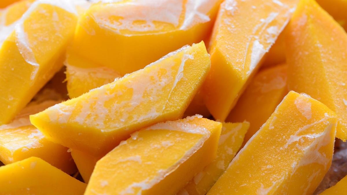 Mango congelado.