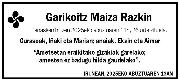 Garikoitz Maiza Razkin (gurasoak eta anaiak)