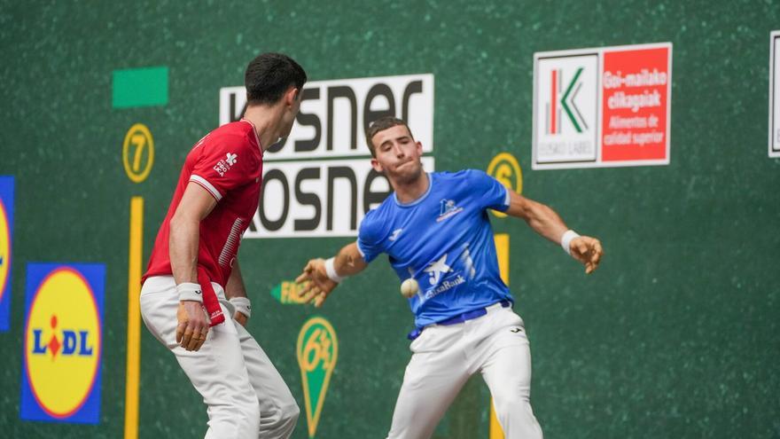 Xabier Rekalde, semifinalista del Manomanista Serie B por la lesión de Agirre