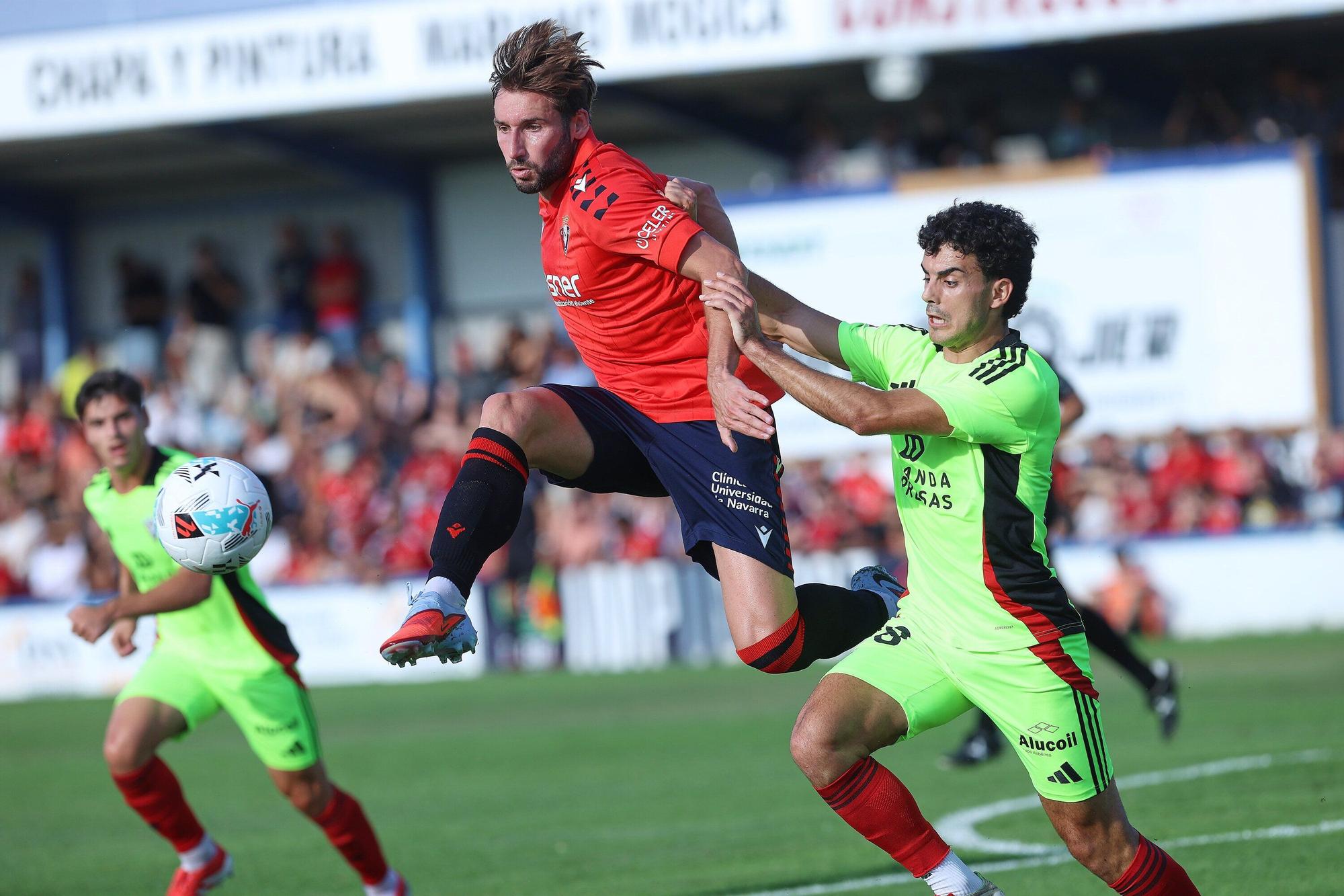 Osasuna logra en Tafalla su primer triunfo de pretemporada
