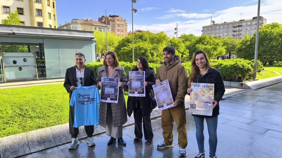 Presentación del reto "7x7x7 por la diabetes en Irun"