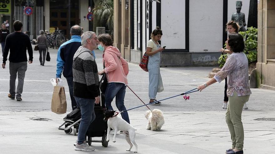Imagen del día de ayer de Donostia.
