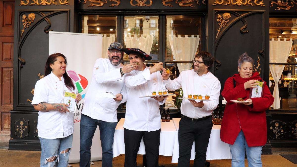 El Globo, Víctor Montes y K2, ganadores del pintxo vegano