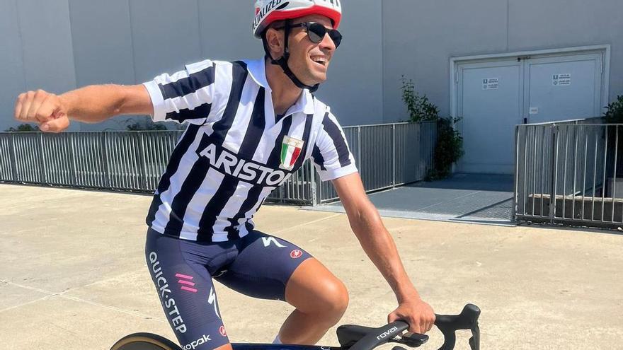 Mikel Landa no esconde su alavesismo en San Mamés
