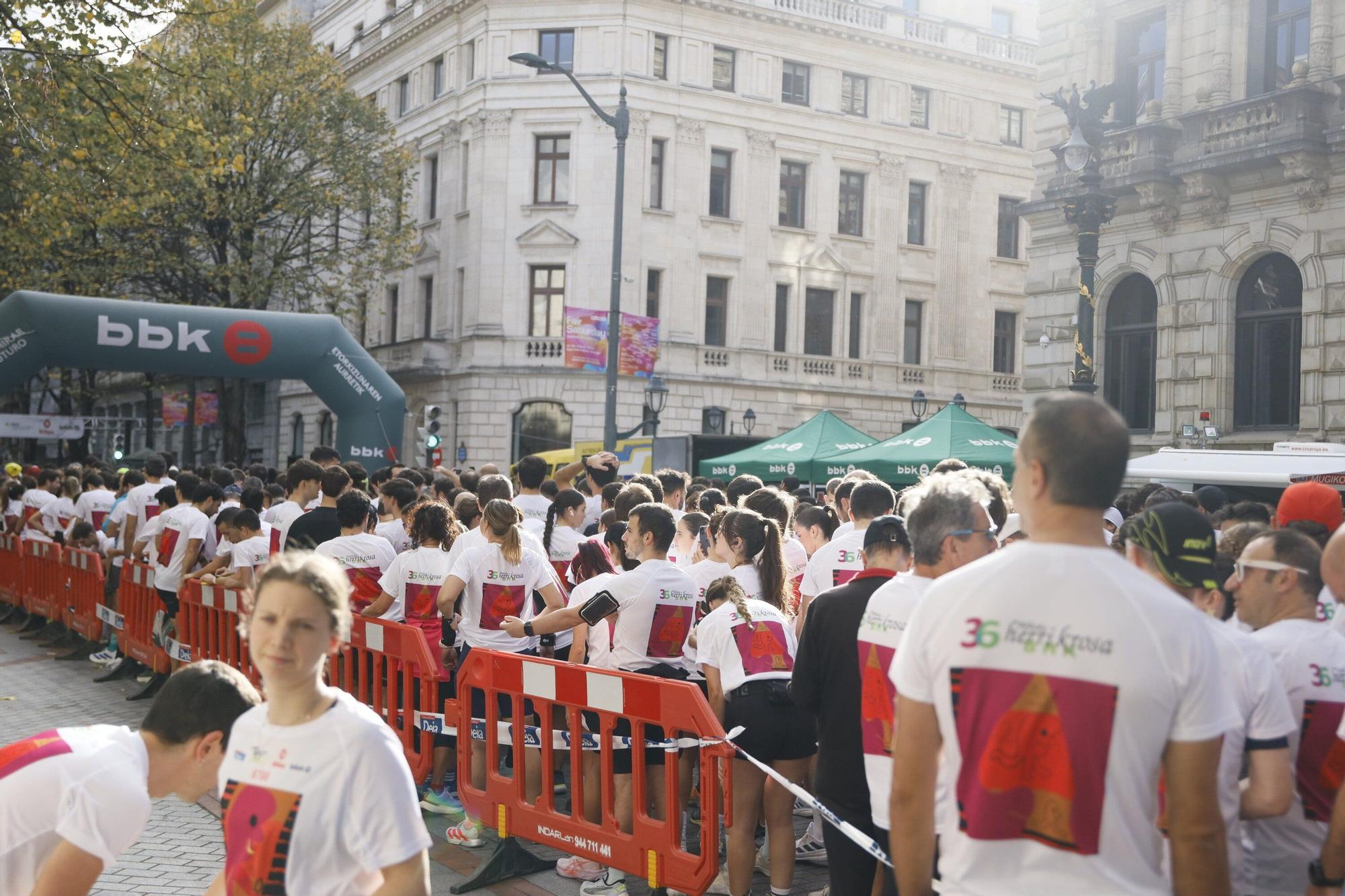 En imágenes: la Herri Krosa calienta motores en Bilbao