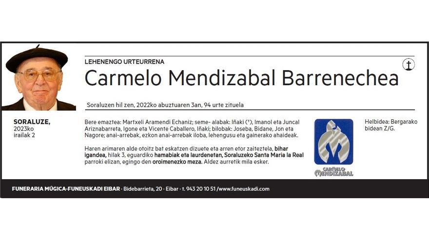 Carmelo Mendizabal Barrenechea