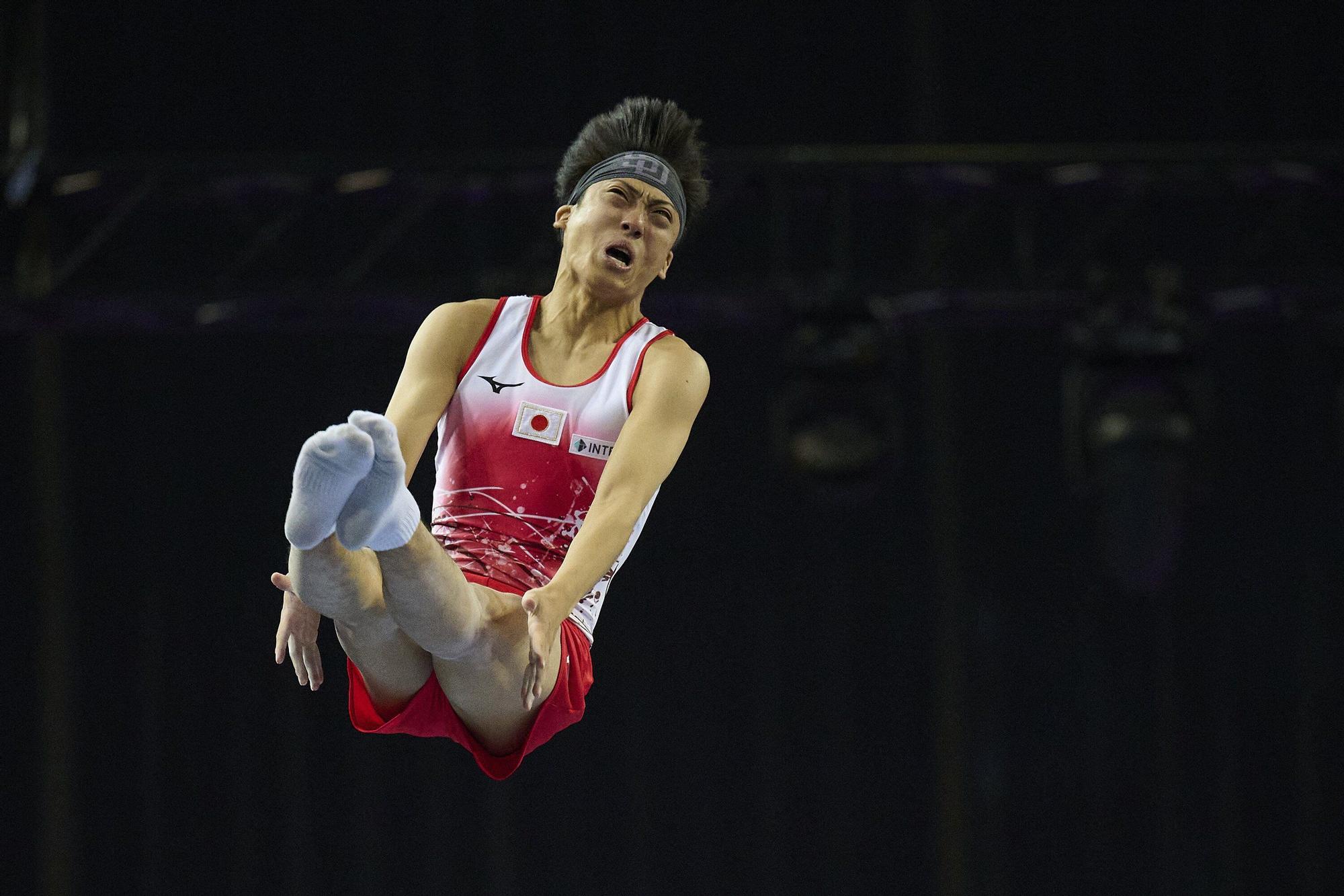Las fotos más espectaculares del Mundial de gimnasia de trampolín en Pamplona