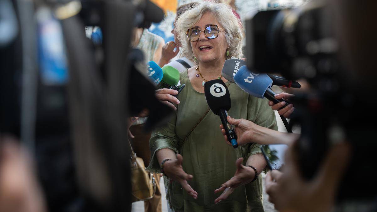 La vicepresidenta de la Asociación de Víctimas Mortales de la dana, Carmina Gil