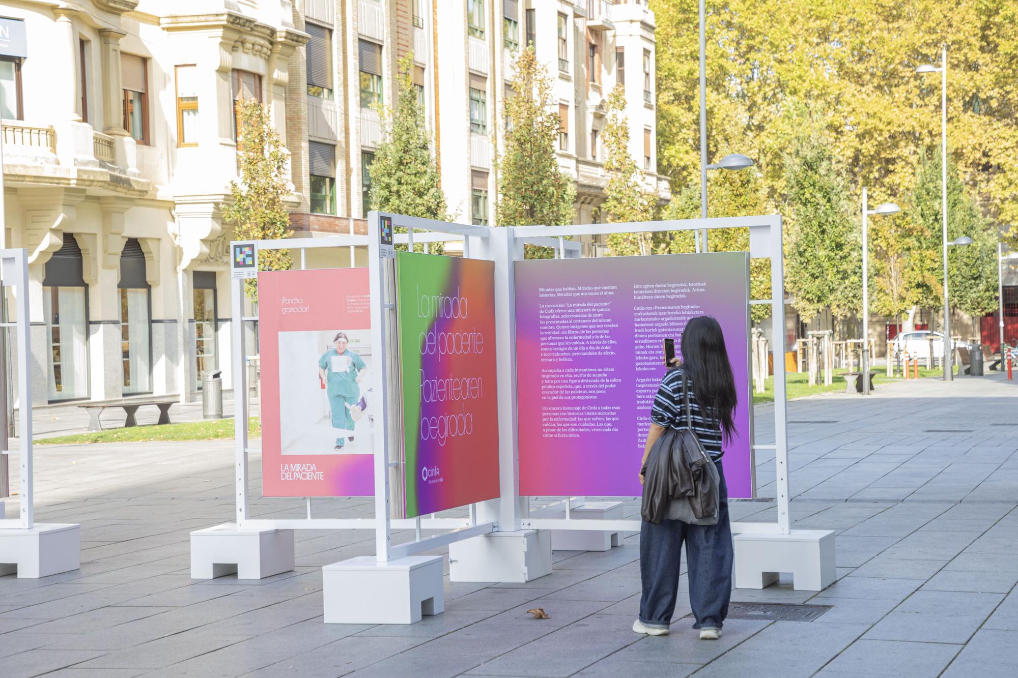La exposición &#039;La mirada del paciente&#039; se puede visitar en Pamplona hasta el día 26 de octubre.