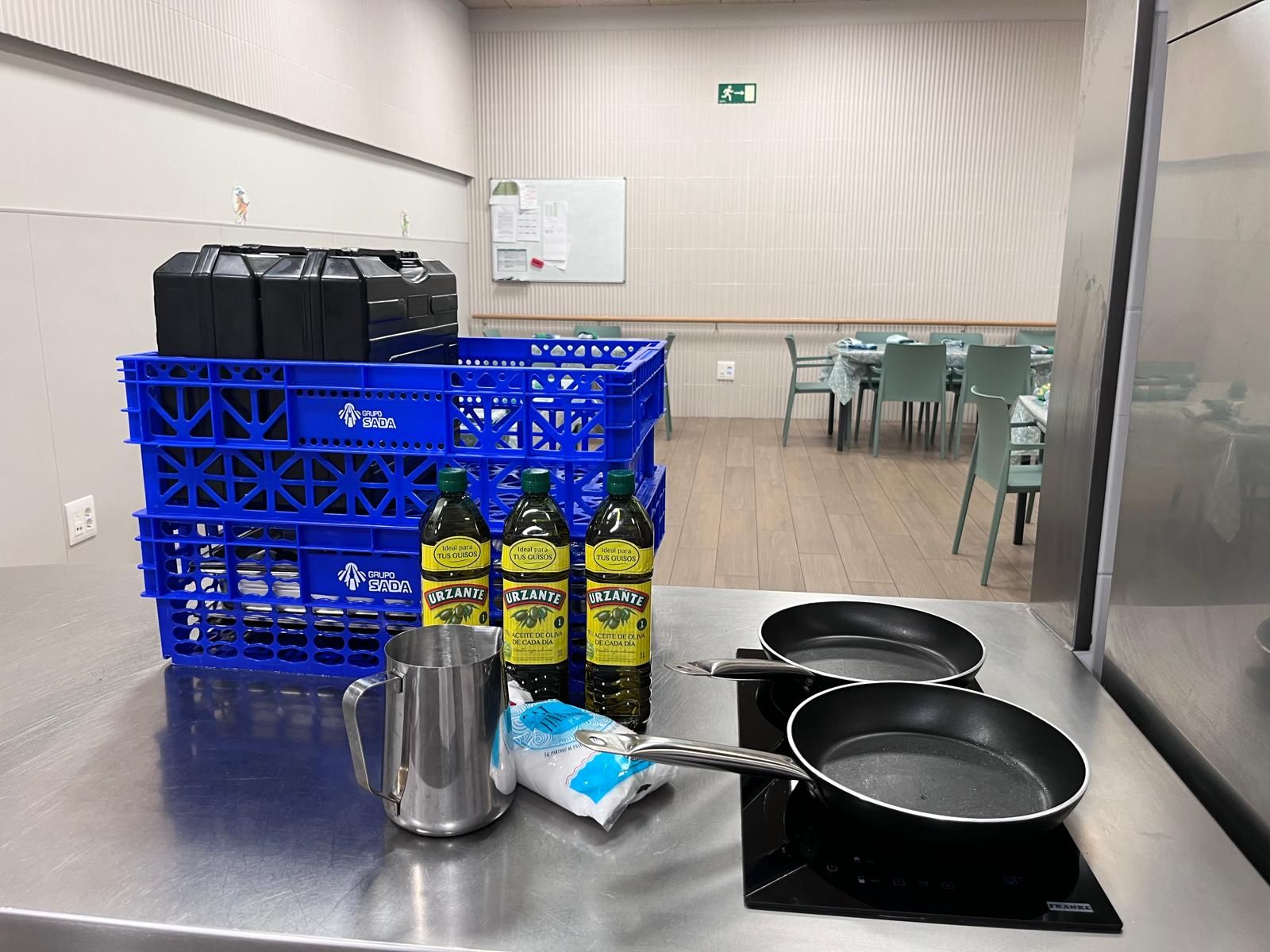 Todo listo para el cocinado en una experiencia que se volverá a repetir, dado su éxito.