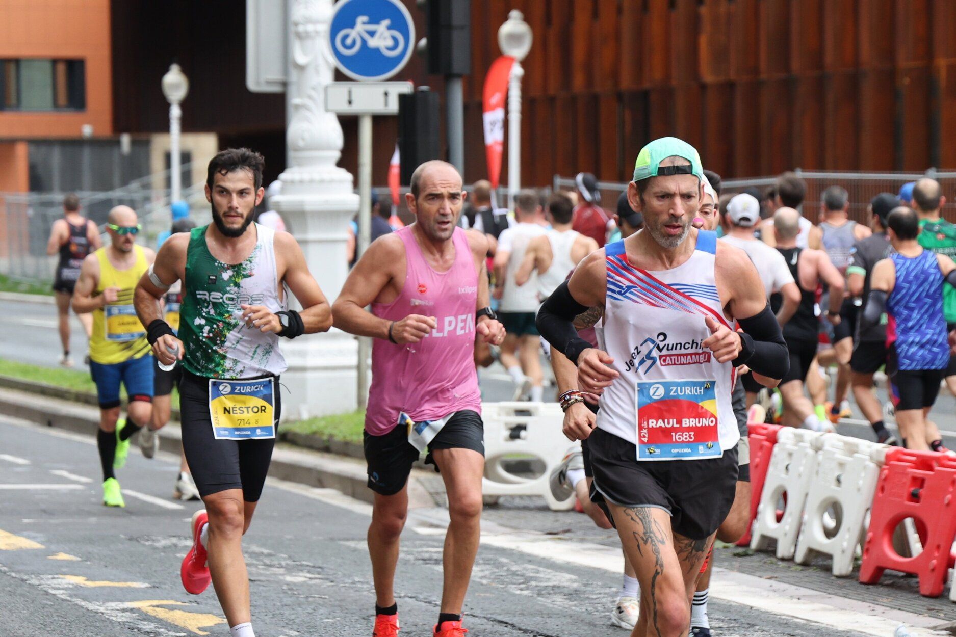 La 46 edición de la Maratón de San Sebastián, en imágenes