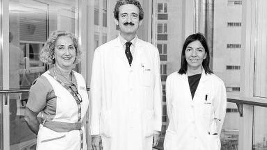 Carmen Fuertes, Bruno Sangro y Delia D’Avola, los investigadores.