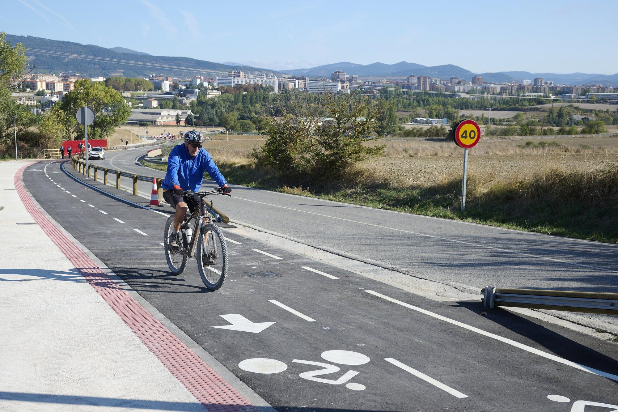 Fotos de la visita al carril bici entre Pamplona y Cizur Menor por el Camino de Santiago