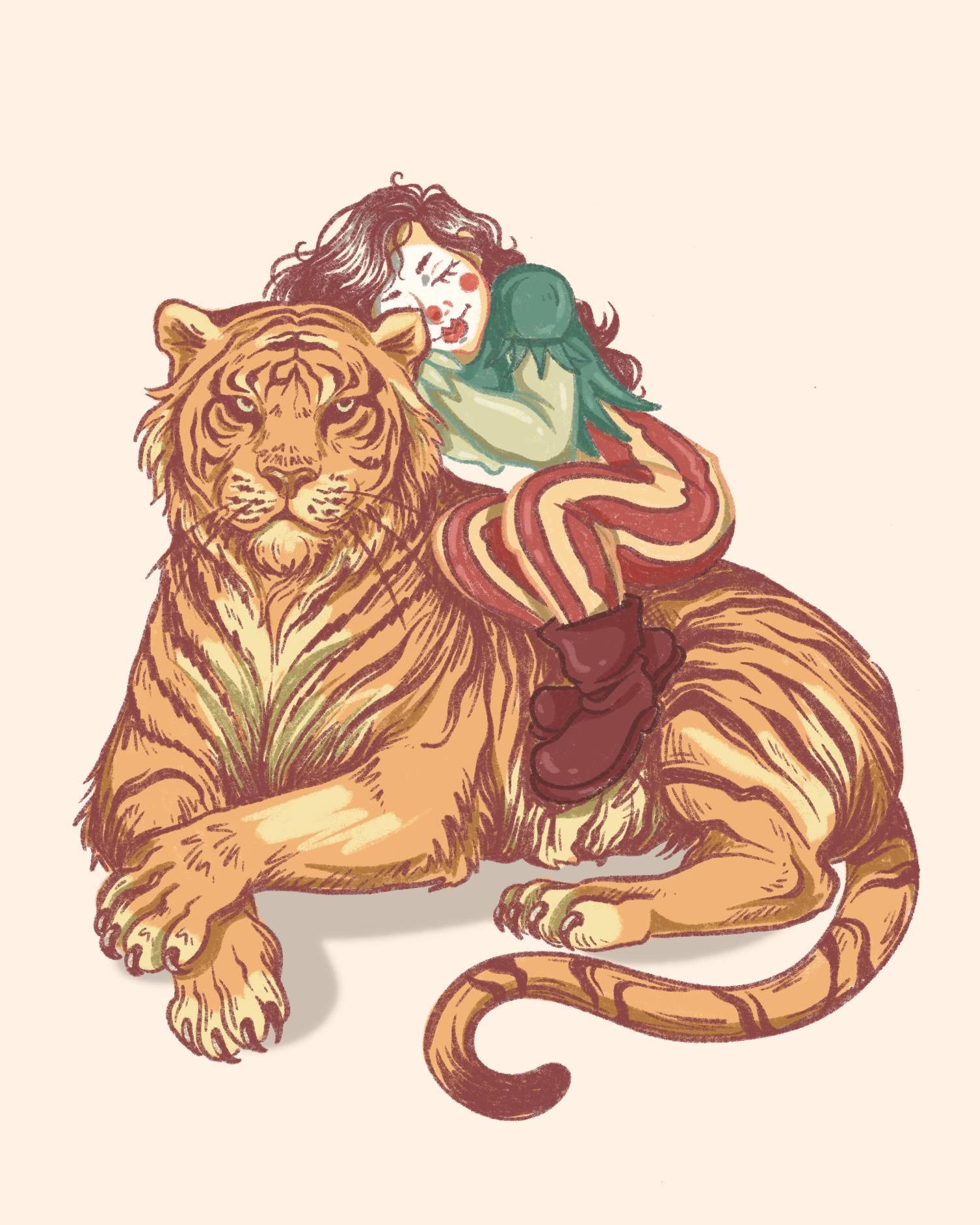 Maite Robles se ha formado como ilustradora por su cuenta.