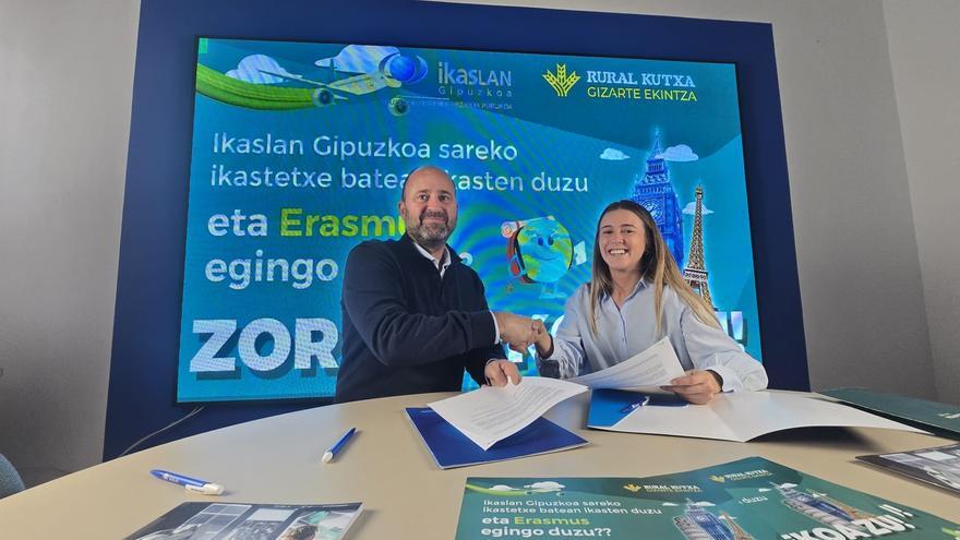 Rural Kutxa e Ikaslan Gipuzkoa lanzan sus becas Erasmus FP