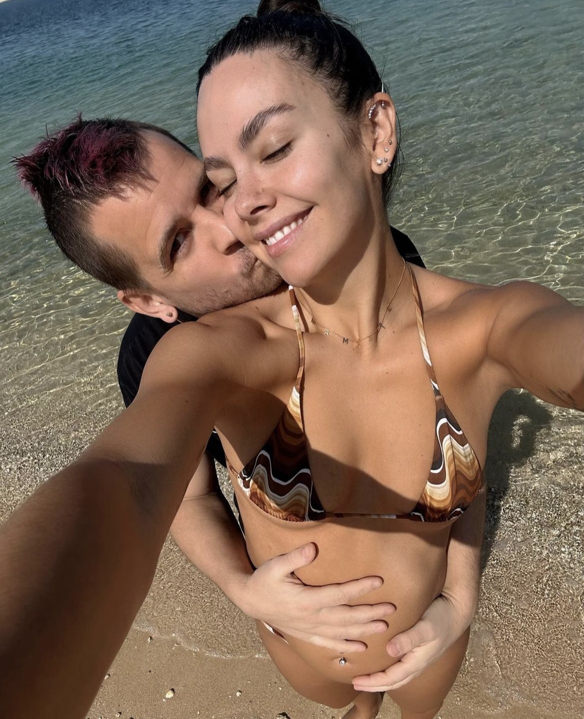 Cristina Pedroche y Dabiz Muñoz se convertían en padres de Laia el 14 de julio.