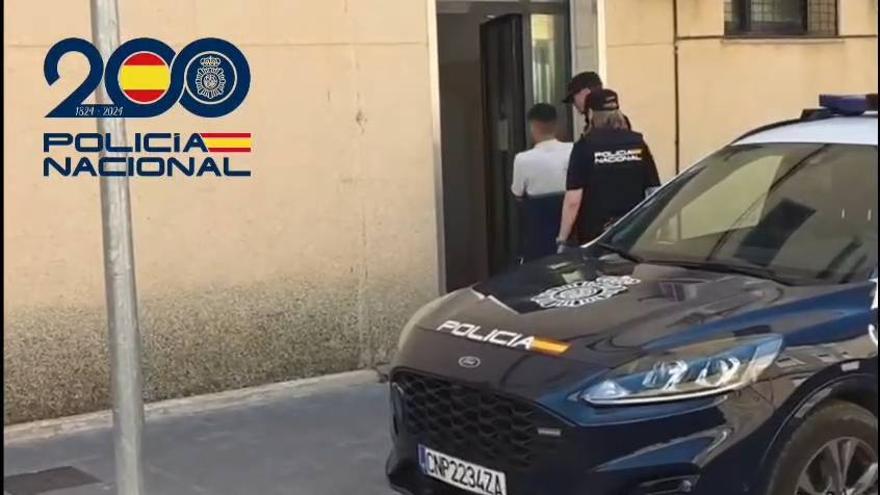Imágenes de los detenidos por una reyerta en Tudela