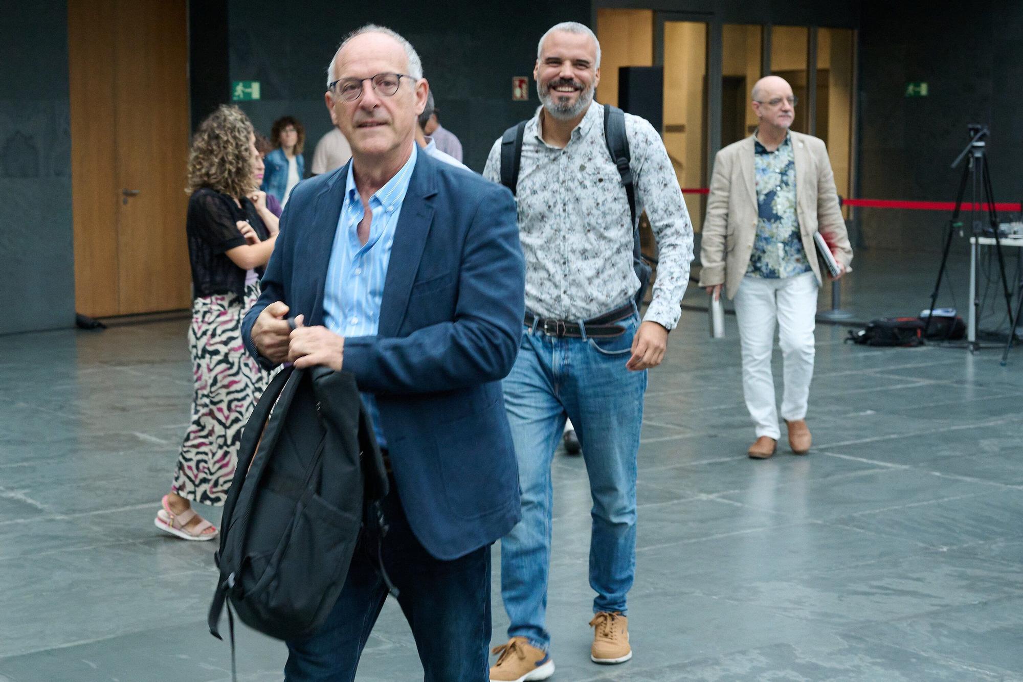 Fotos del pleno del Parlamento de Navarra este jueves, 18 de septiembre