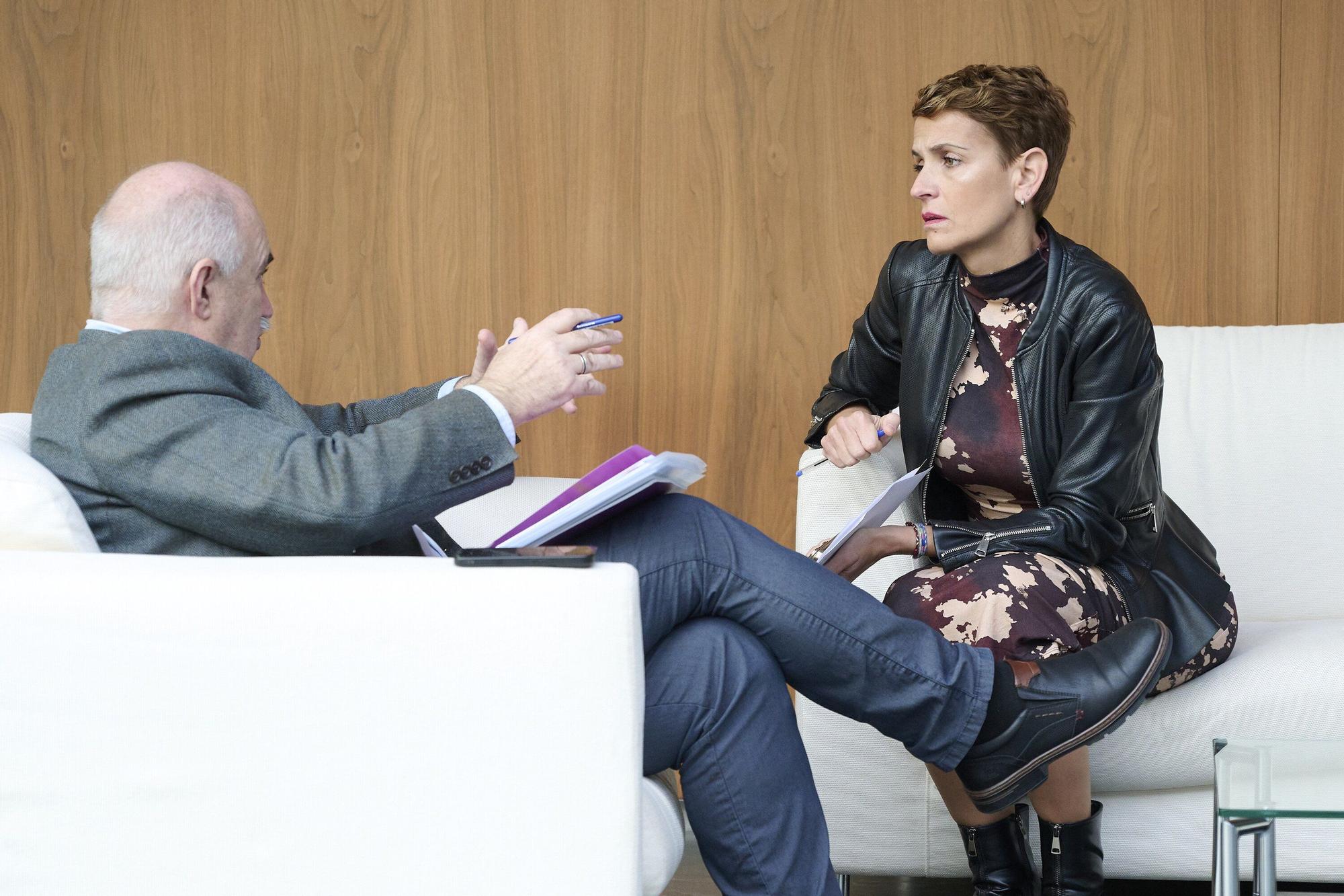 Fotos del pleno del Parlamento de Navarra de este 6 de noviembre