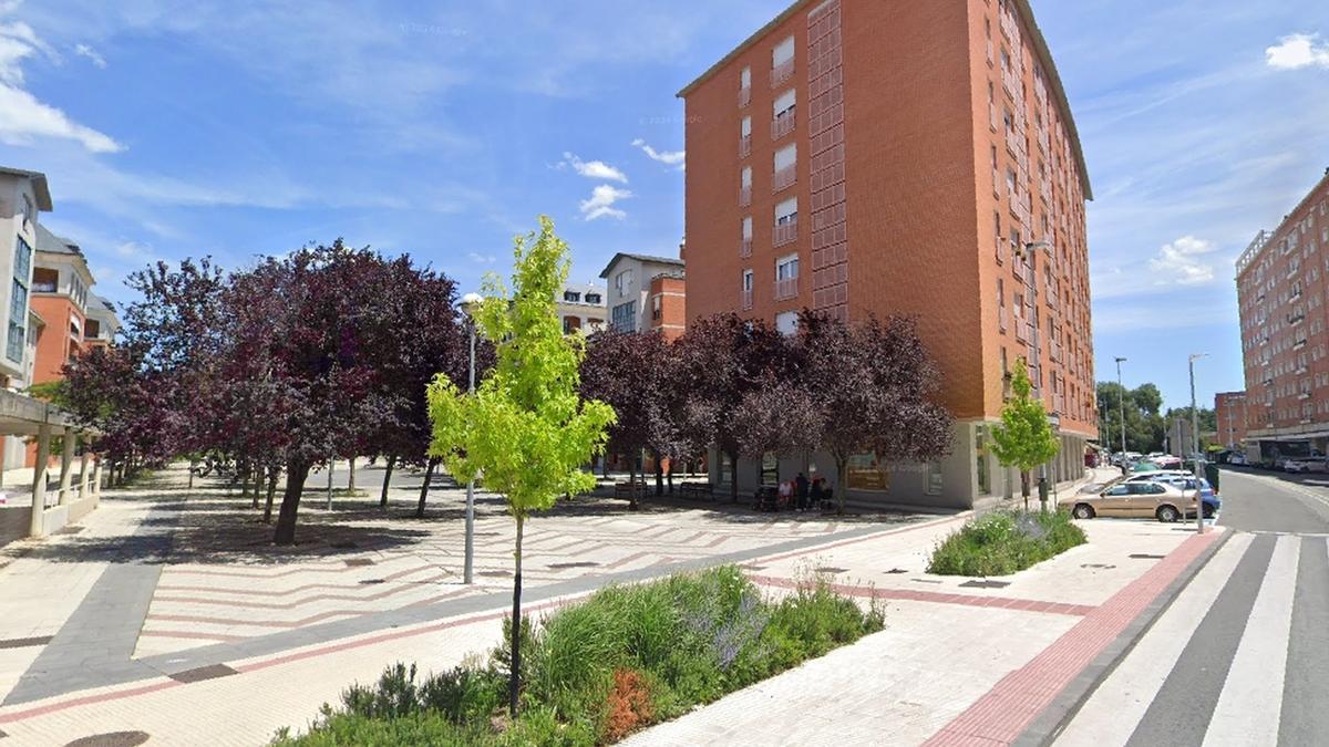 Imagen de la calle Irunlarrea de Pamplona, en la que se produjeron las detenciones.