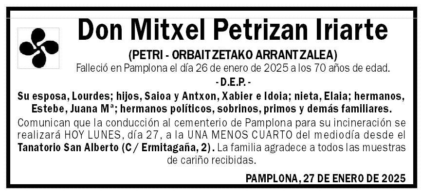 Mitxel Petrizan Iriarte