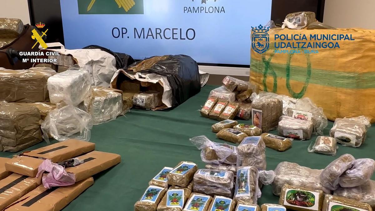 Droga intervenida en la &quot;Operación Marcelo&quot;.