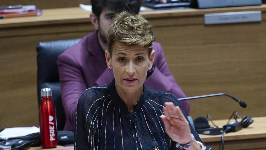Encontronazo de Chivite con el PP: &quot;¿Qué lecciones de limpieza política van a dar?&quot;