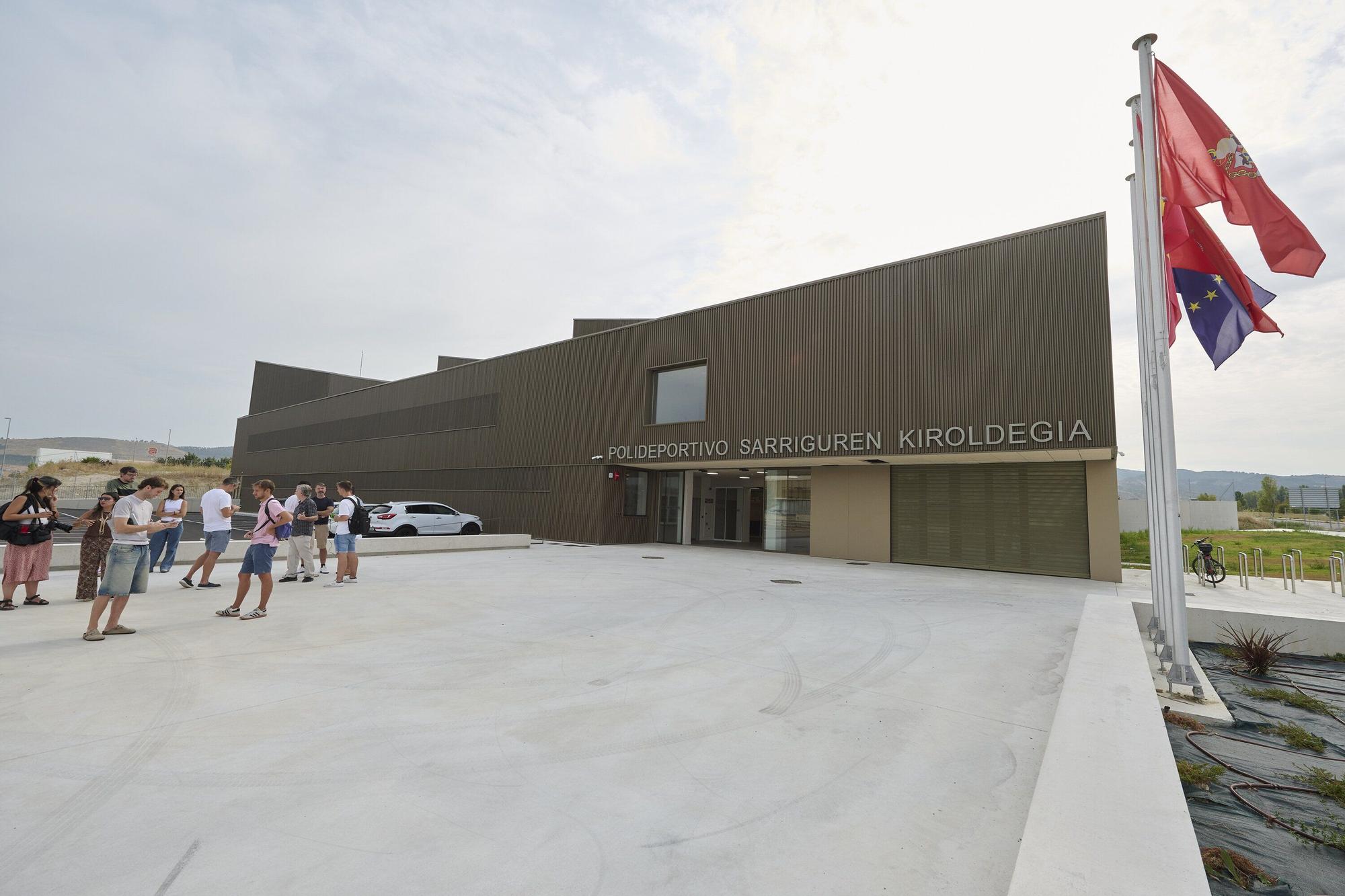 Fotos del nuevo polideportivo de Valle de Egüés