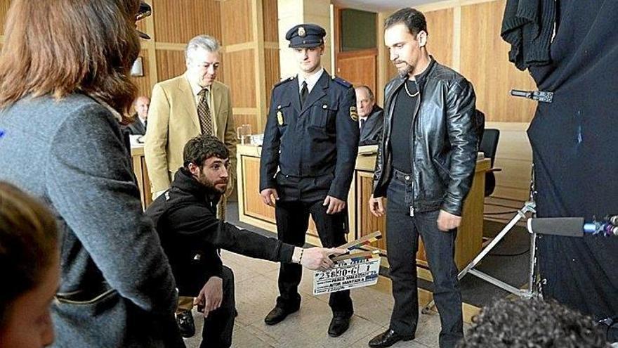 Una imagen del rodaje de ‘Lasa eta Zabala’, dirigida por el donostiarra Pablo Malo.