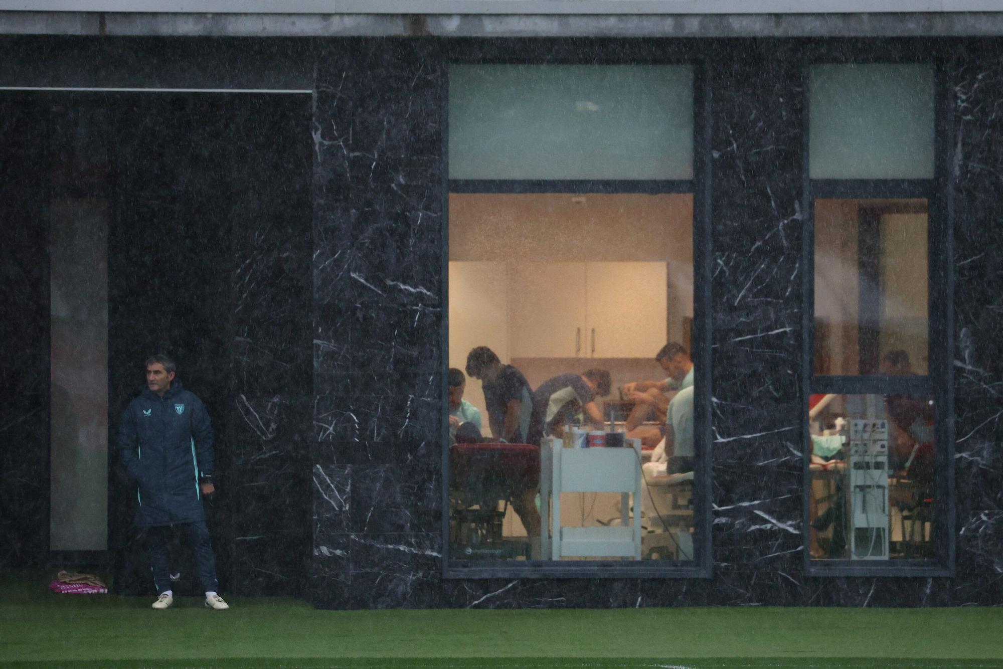 Entrenamiento del Athletic en Lezama