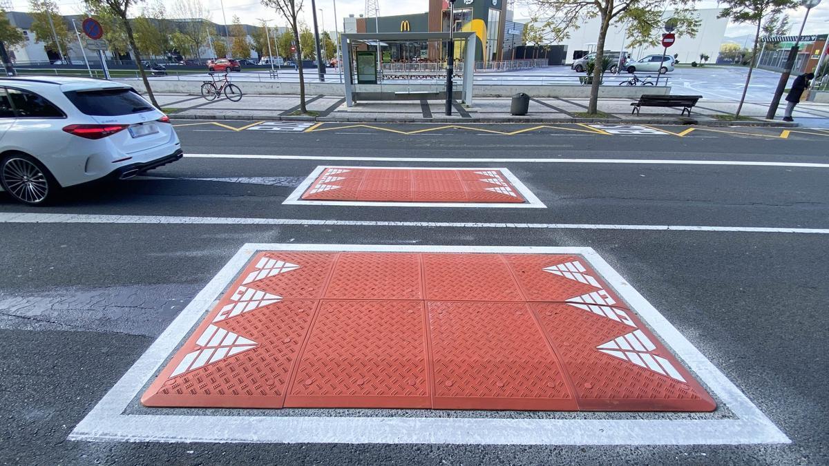 Calmado de tráfico en la calle Bremen de Vitoria