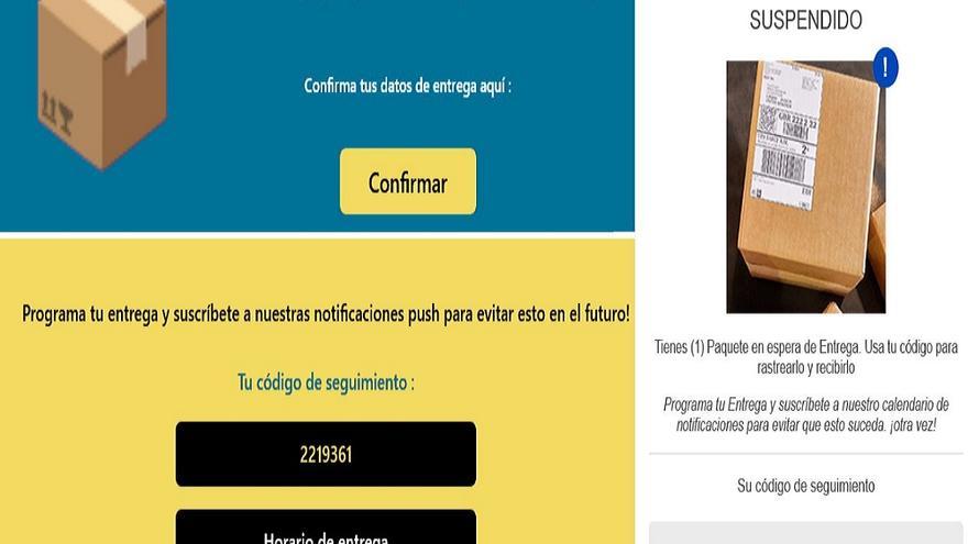 GLS no está enviando un correo electrónico que avisa de un paquete pendiente de entrega: es un timo