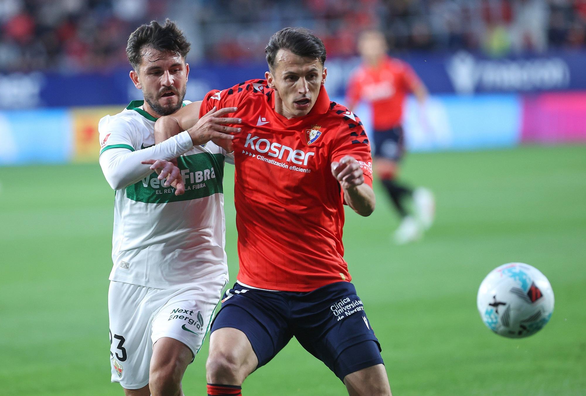 Las mejores imágenes del Osasuna-Elche