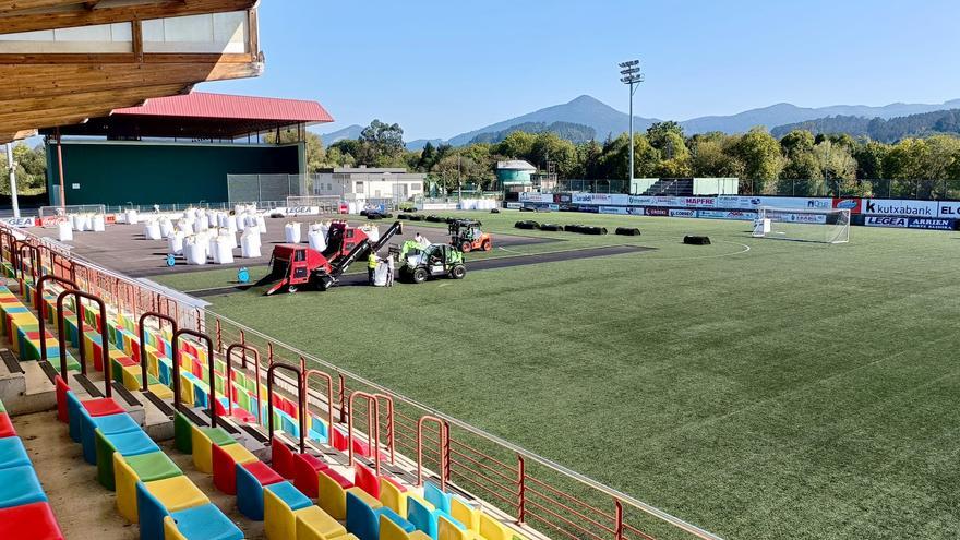 Arrancan las obras de renovación del Ipar Zelaia en Gernika-Lumo