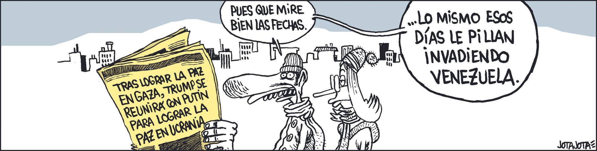 La tira de Jota Jota.