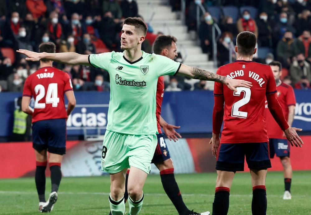 Imágenes del Osasuna-Athletic
