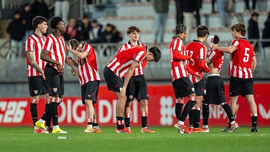 El Athletic, eliminado injustamente a penaltis de la Youth League
